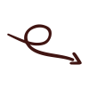 fle╠Çche marron boucle